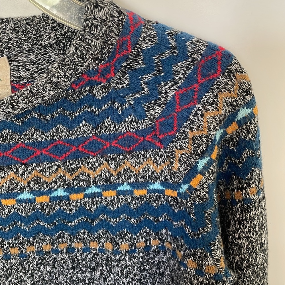 Urban Outfitters O’hanlon Mills Fair Isle Sweater Medium View 4